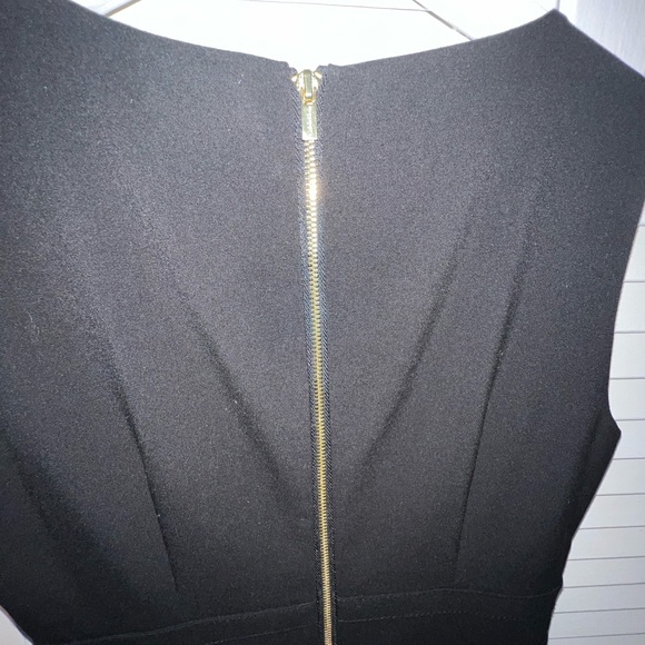 Calvin Klein Black Midi Dress with Buckle Detail - Picture 4 of 4